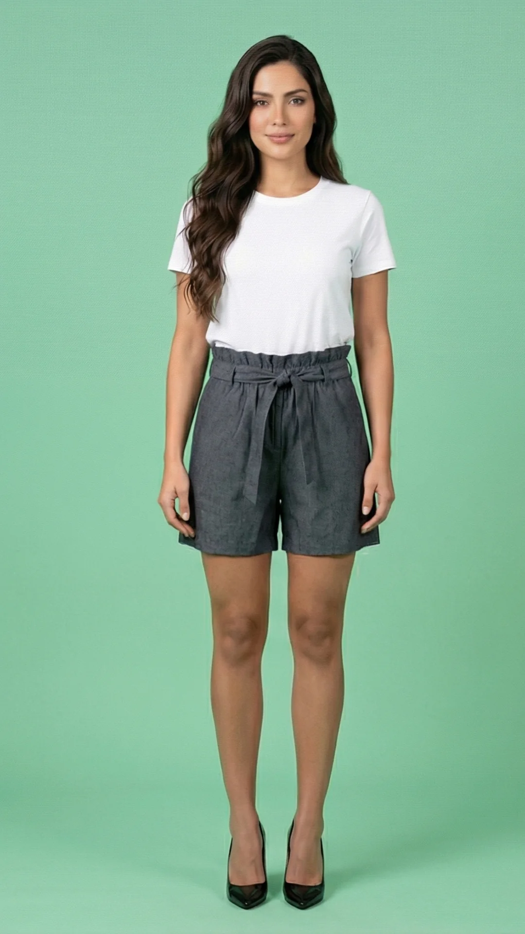 Short con Pretina Ajustable y Tirantes en Michigan Gris – Short Versátil