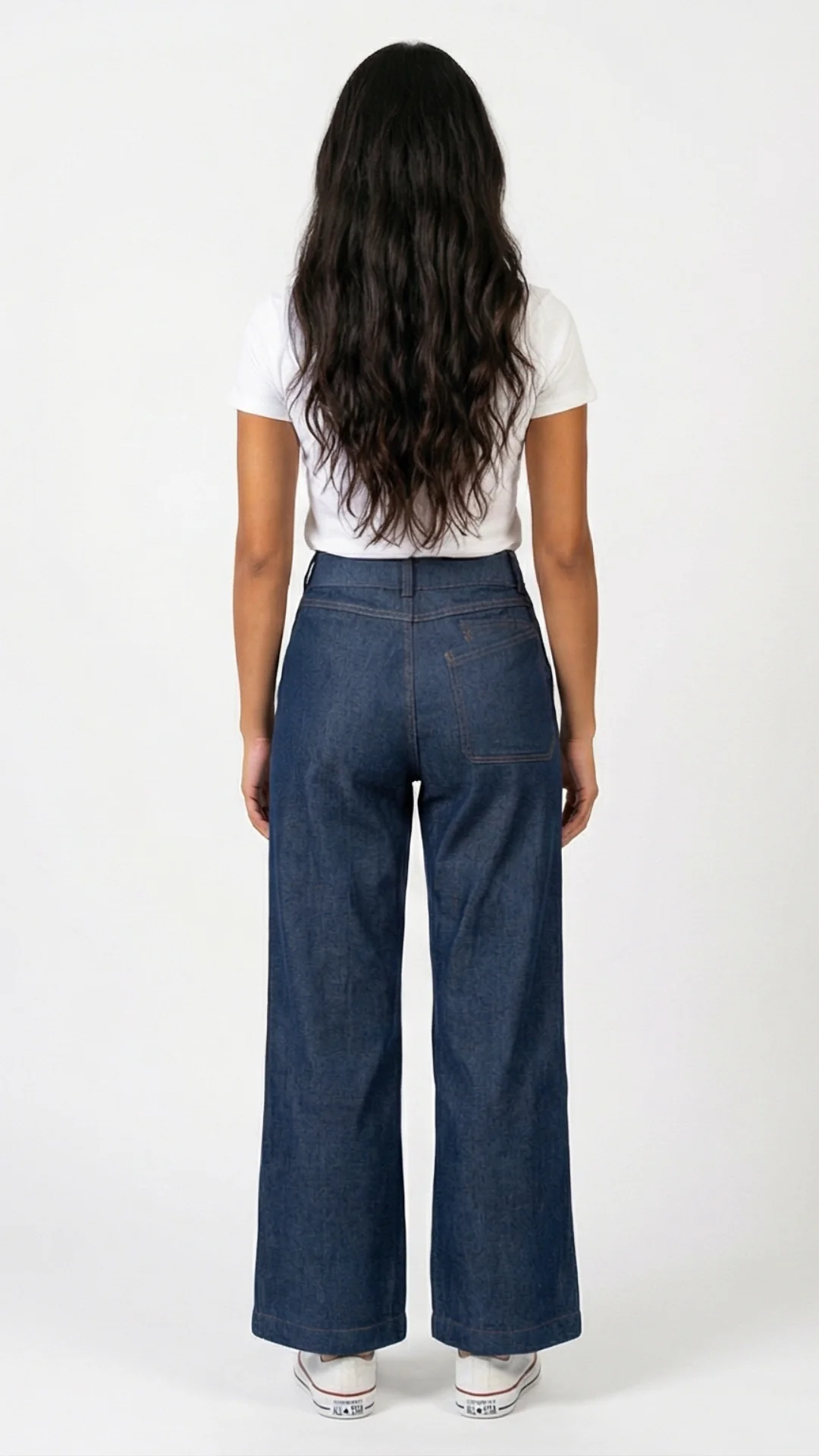 Pantalón Reloj de Arena en Denim Chambray – Pantalón Clásico Semiajustado - imagen 3