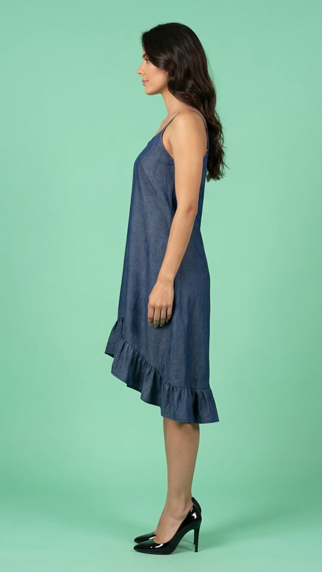 Vestido con Boleros en Denim Chambray - imagen 2